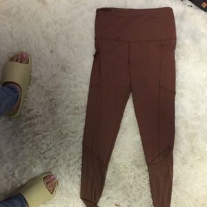 Brown workout leggings